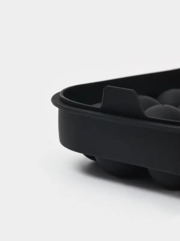 Форма для льда &laquo;Шарики&raquo;, 22 ячейки, 21&times;14&times;3.5 см, силикон, чёрная