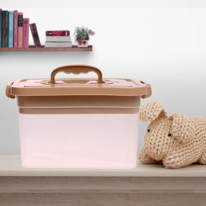 Контейнер для хранения с крышкой и вкладышем 6,5 л, вкладыш, цвет бежевый Контейнер для хранения с крышкой и вкладышем 6,5 л, вкладыш, цвет бежевый