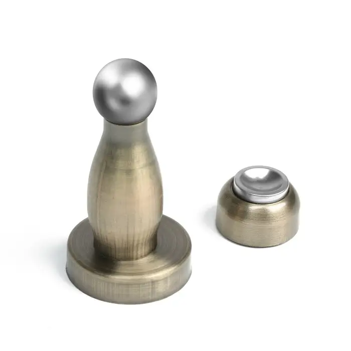 Упор дверной LOCKLAND, магнитный, цвет античная бронза