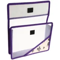 Папка для тетрадей А5 &laquo;Бантики&raquo;, клапан на липучке, 1 отделение, 230&times;190&times;50 мм