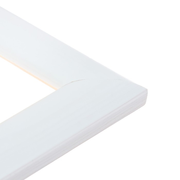 Рама для картин (зеркал) 70 х 100 х 2,6 см, дерево, Berta, белая Рама для картин (зеркал) 70 х 100 х 2,6 см, дерево, Berta, белая