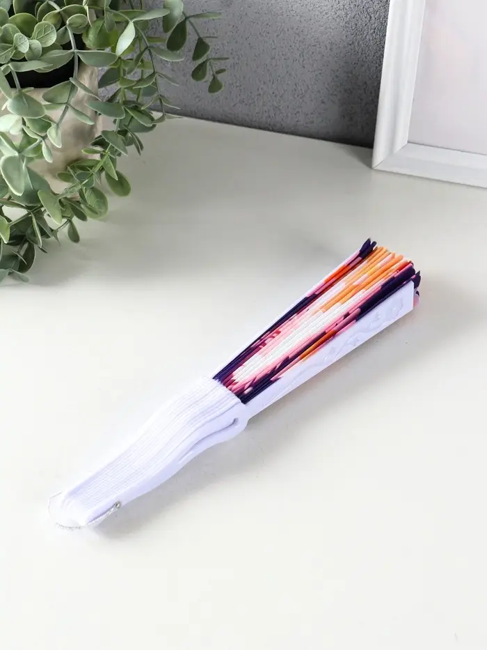 Веер пластик, текстиль "Спящие котики на полянке" МИКС 23 см Веер пластик, текстиль "Спящие котики на полянке" МИКС 23 см