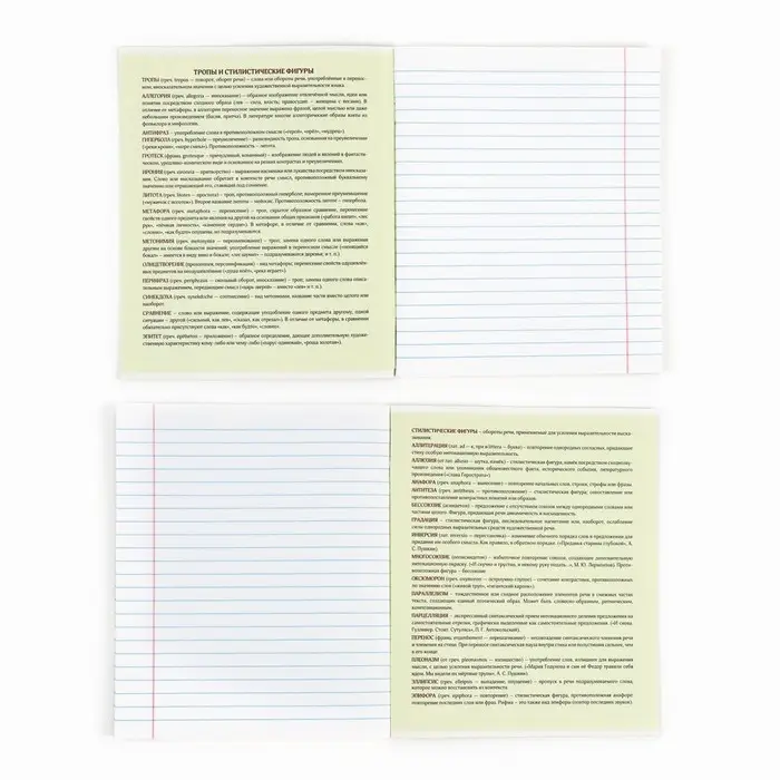 Тетрадь в линейку, предметная, 36 л.,на скрепке, блок №1&laquo;Аниме. Литература&raquo;