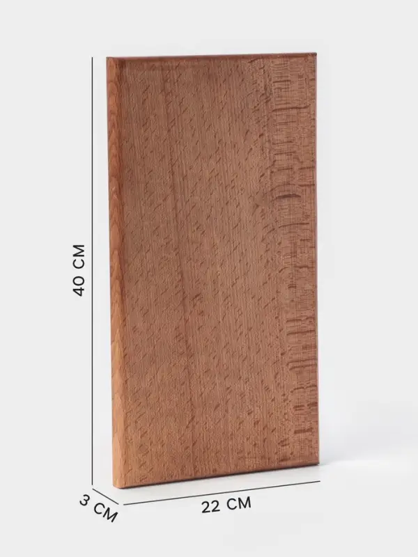 Доска разделочная Magistro, 40&times;22&times;3 см, дерево цельный массив бука