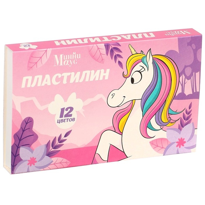Пластилин 12цв 180г Минни и Единорог Пластилин 12цв 180г Минни и Единорог