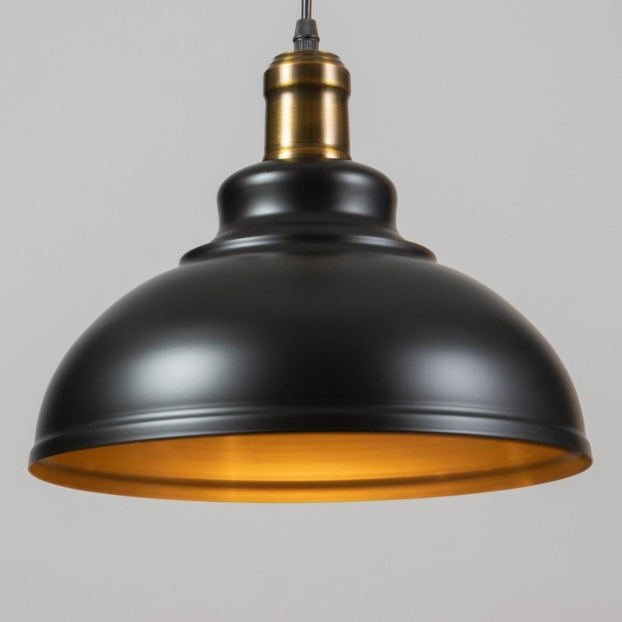 Светильник BayerLux Подвес "Спул" 1x40Вт E27 черный 29х29х125 см.