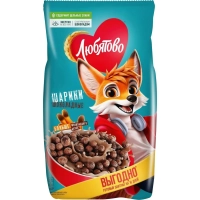 Шарики Любятово шоколадные, 500г