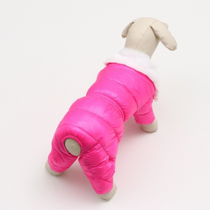 Комбинезон "Астронавт", размер 12 (ДС 28 см, ОГ 38 см, ОШ 27 см), розовый