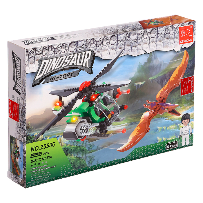 Конструктор Диноленд «Погоня за птеродактилем», 223 детали Конструктор Диноленд «Погоня за птеродактилем», 223 детали