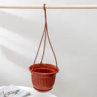 Кашпо для цветов &laquo;Венеция&raquo;, 3 л, с подвесом, коричневое