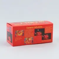 Свеча для торта музыкальная &laquo;Тюльпан&raquo;, красная, 12&times;5 см