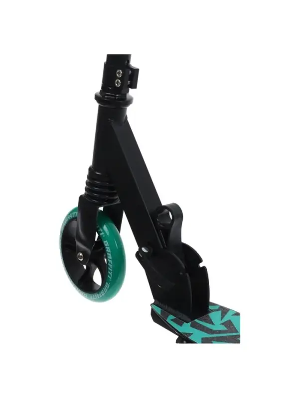 Самокат городской GRAFFITI Comfort Lux 145, колёса PU 145 мм, с передним амортизатором, ABEC 9 Carbon