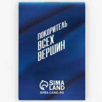 Подарочный набор: блокнот, карандаши (2 шт, ч/г) и значок-дерево "С праздником настоящих мужчин"   1