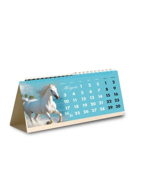 Календарь 2026 настольный, домик с курсором «Лошадь с цветами» Календарь 2026 настольный, домик с курсором «Лошадь с цветами»