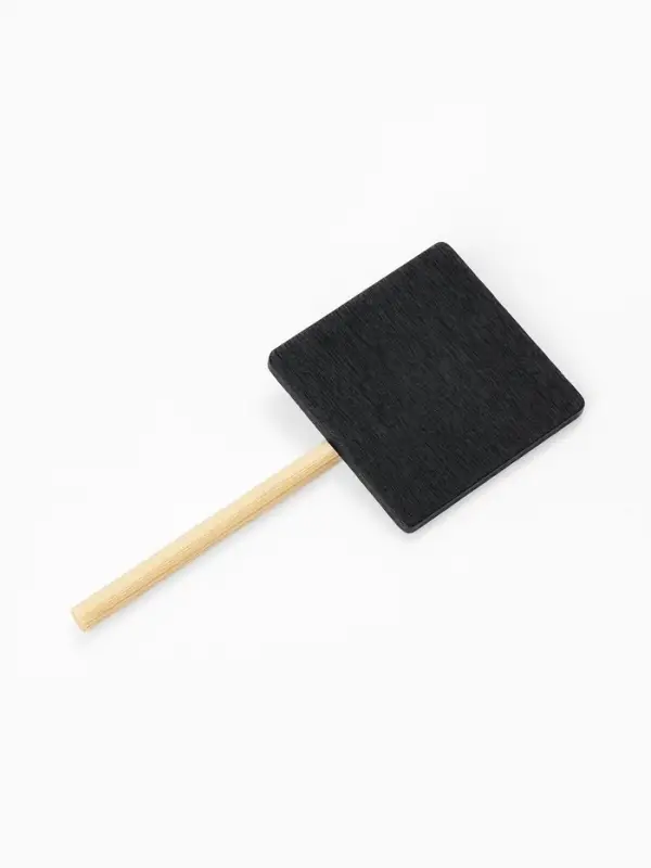 Ценник меловой на ножке &laquo;Прямоугольник&raquo;, 10 шт. 8&times;3.5 см, чёрный