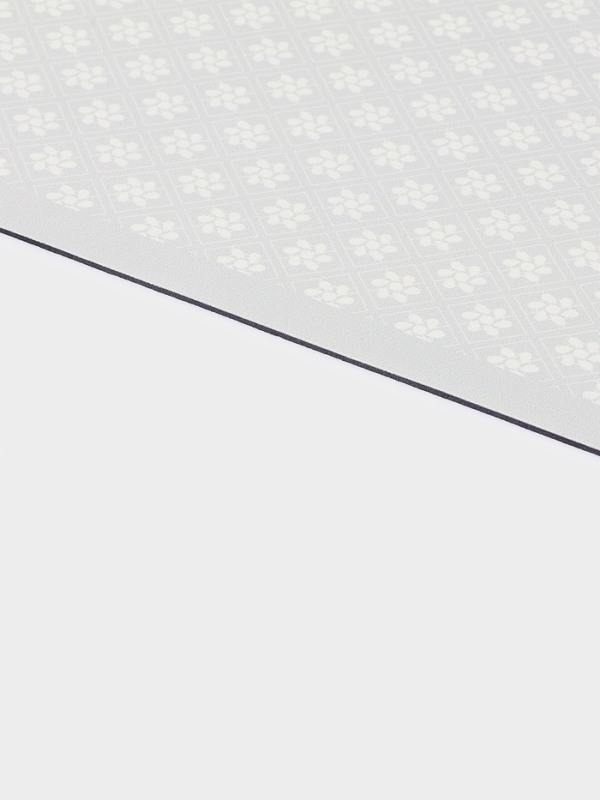 Коврик  Коврик "Daisies" влаговпитывающий Доляна, 45х30 см, серый