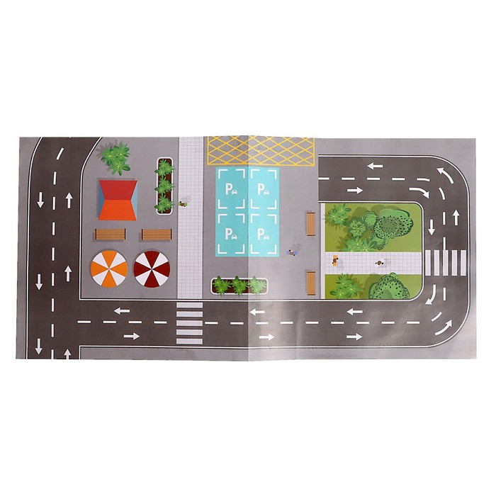 Парковка «Городская», с лифтом, 3 уровня, 4 машинки, световые и звуковые эффекты Парковка «Городская», с лифтом, 3 уровня, 4 машинки, световые и звуковые эффекты