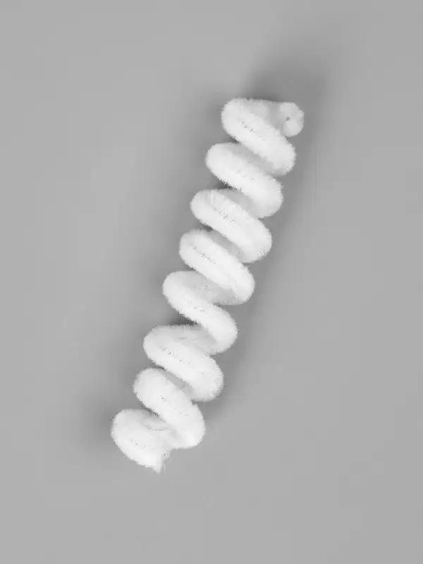 Синельная проволока, набор 90 шт., белая, 30 см