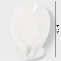 Мыльница Essence, керамика, белая