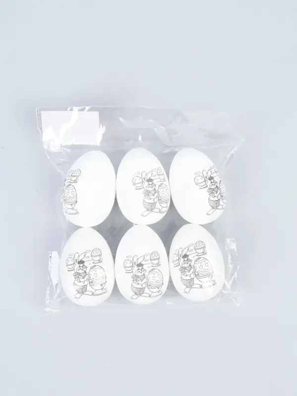 Набор для творчества "Зайка" под роспись, набор 6 шт, пенопласт