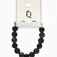 Браслет из бусин &laquo;Лава, Гематит, Тигровый глаз&raquo;, d=5.5 см, шар №10, чёрный