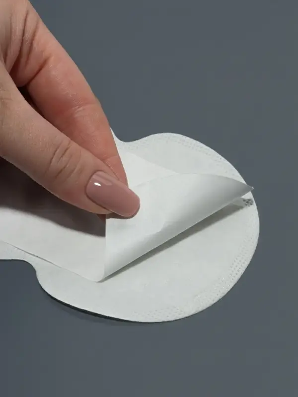 Набор защитных вкладышей для подмышек, самоклеящиеся, 6 пар, белый