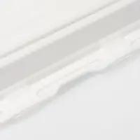 Ланч - бокс одноразовый, 24.7&times;20.6&times;7 см, 2 секции, полистирол, белый