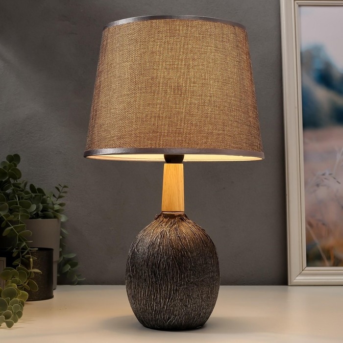 Лампа настольная 16388/1 E14 40Вт серебро 22х22х37 см RISALUX