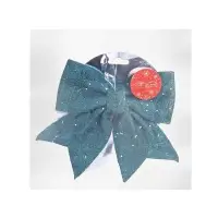 Ёлочная игрушка &laquo;Зимнее волшебство. Бант&raquo; пластик, 20&times;18 см, зелёный