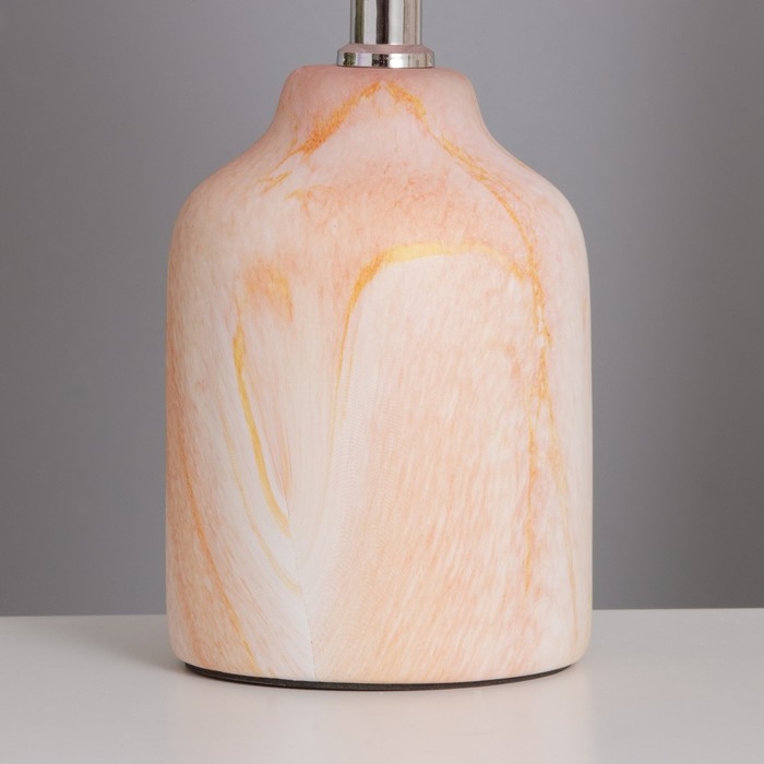 Лампа настольная Лампа настольная "Жаклин" 1х40Вт Е14 бежевый 20х20х32см