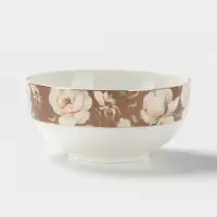 Салатник WY Pink O'hara, фарфор, 600 мл, d=14 см, бежевый