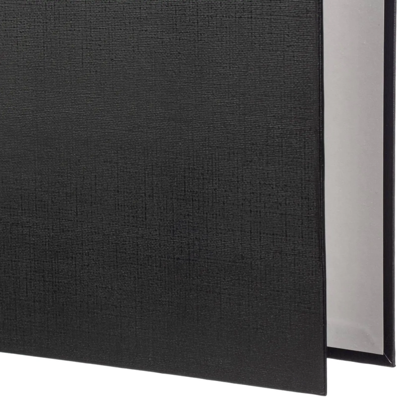 Папка-регистратор  75мм,&nbsp; черный, ПБП1, карм.кор