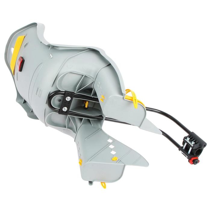 Велокресло заднее BQ-7A, крепление на раму, цвет серый Велокресло заднее BQ-7A, крепление на раму, цвет серый