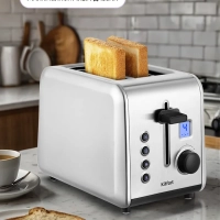 Тостер для хлеба с поддоном для крошек КТ-6412 - 850 Вт Тостер для хлеба с поддоном для крошек КТ-6412 - 850 Вт