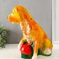 Копилка для денег «Кокер с мячом», гипс, 32×30×22 см Копилка для денег «Кокер с мячом», гипс, 32×30×22 см