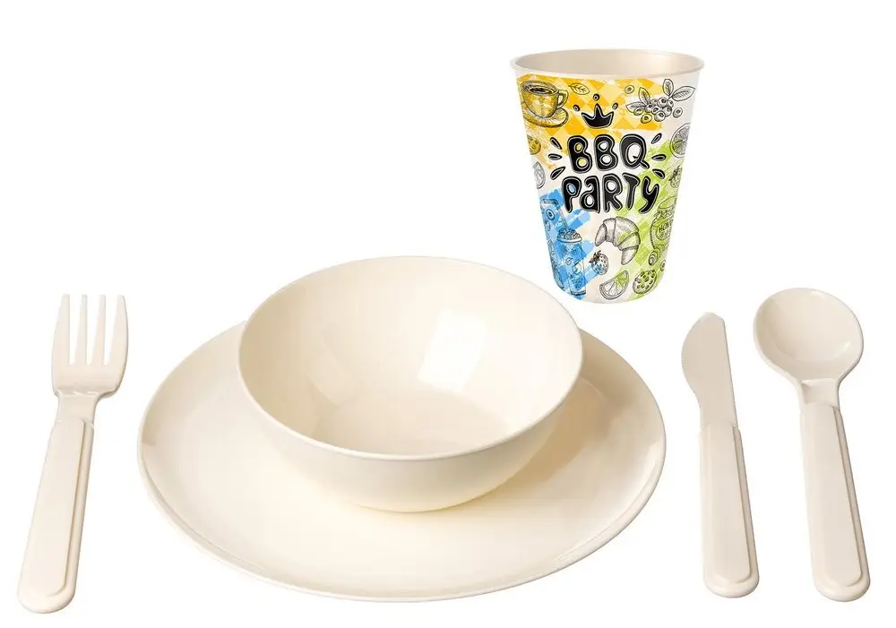 Набор посуды для пикника на 6 персон Picnic на заказ Набор посуды для пикника на 6 персон Picnic на заказ