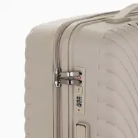 Чемодан на колёсах, 24", кодовый замок, 40&times;24&times;65 см, бежевый