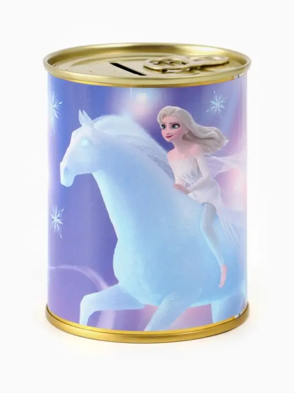 Копилка металлическая, 9.5 см&times;7.5 см&times;7.5 см, Холодное сердце