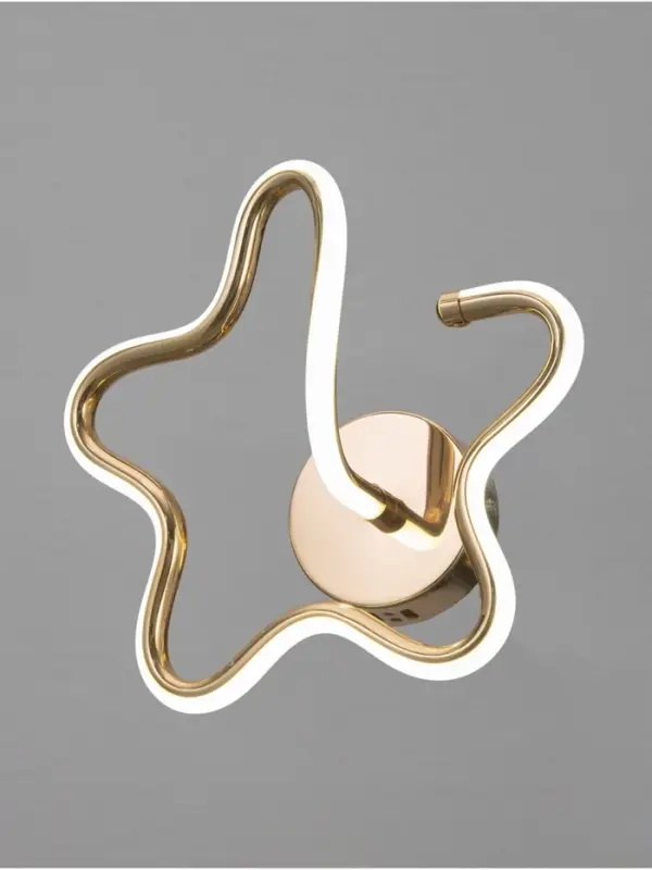 Бра настенное BayerLux Valentina, 14 Вт, LEd, 4000-6000К, золото, 25&times;25&times;13 см