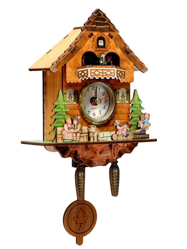 Часы настенные с кукушкой «Семейный очаг», плавный ход, 23.5×12.8×5.5 см Часы настенные с кукушкой «Семейный очаг», плавный ход, 23.5×12.8×5.5 см