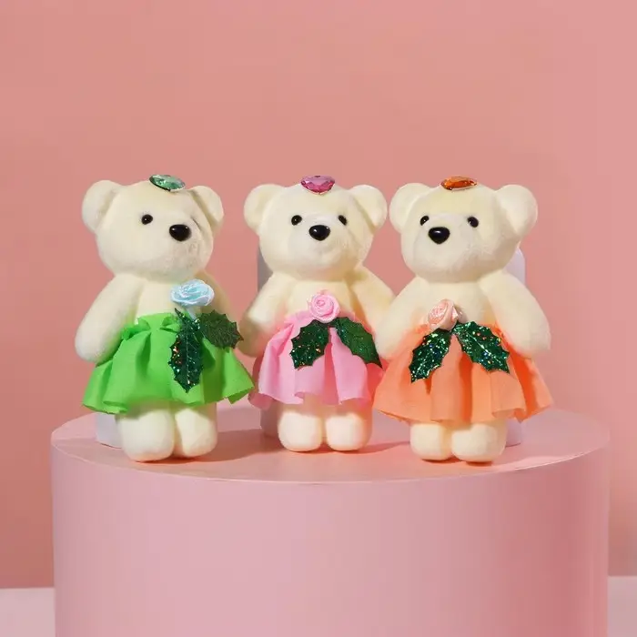 Игрушка из пенопласта «Мишка с цветком», МИКС