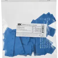 ARMAFIX Заглушка EPCX2.5-4 BU для колодки клеммной CP/CX2.5-4 синяя IEK