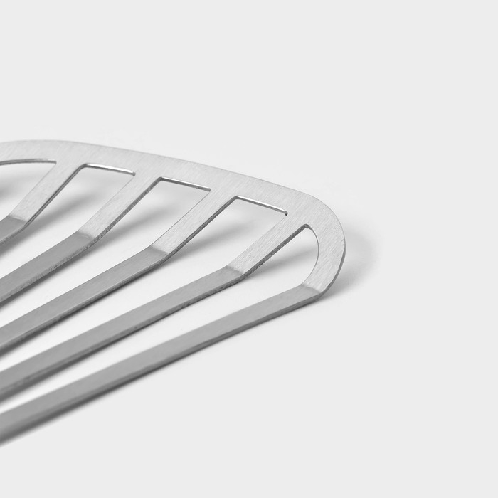 Лопатка Доляна Fargo, 25×6,5×2 см, нержавеющая сталь, цвет серебряный Лопатка Доляна Fargo, 25×6,5×2 см, нержавеющая сталь, цвет серебряный