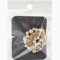 Брошь &laquo;Жемчуг&raquo;, гнездо, цвет белый в золоте