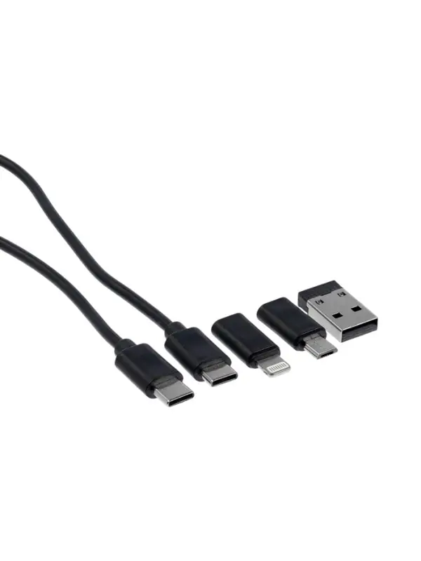 Набор переходников для гаджетов, type-c, usb, microUSB, lighting, игла