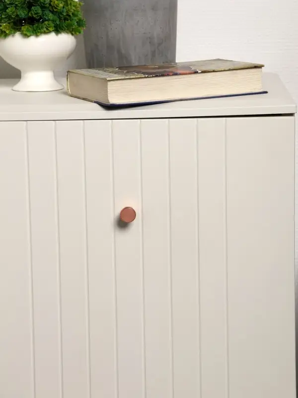 Ручка-кнопка РК019GP, цвет розовое золото