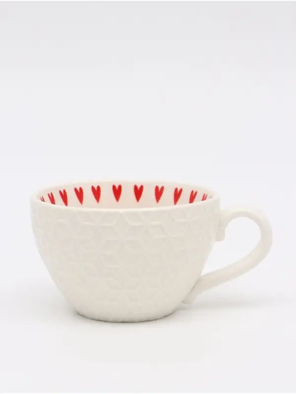 Кружка керамическая &laquo;Сердечки&raquo;, 290 мл