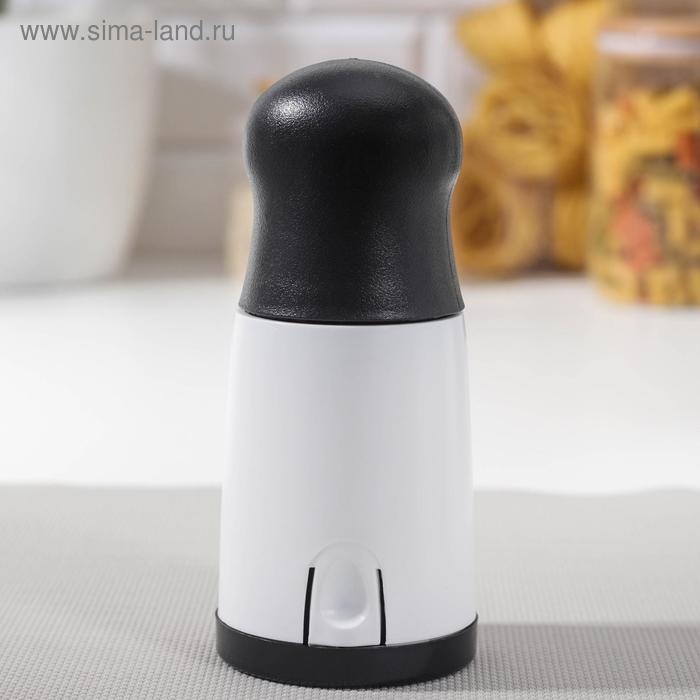 Тёрка кондитеркая для шоколада и сыра Доляна «Вкус», 2 насадки, цвет белый, чёрный Тёрка кондитеркая для шоколада и сыра Доляна «Вкус», 2 насадки, цвет белый, чёрный