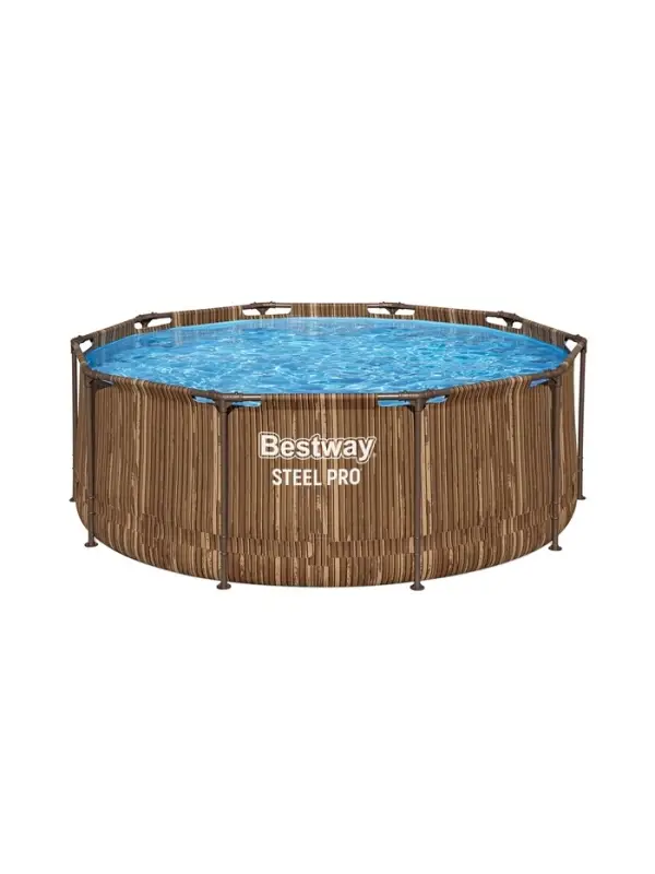 Бассейн каркасный Steel Pro, 305&times;100 см, круглый, цвет рейка, 561VM Bestway