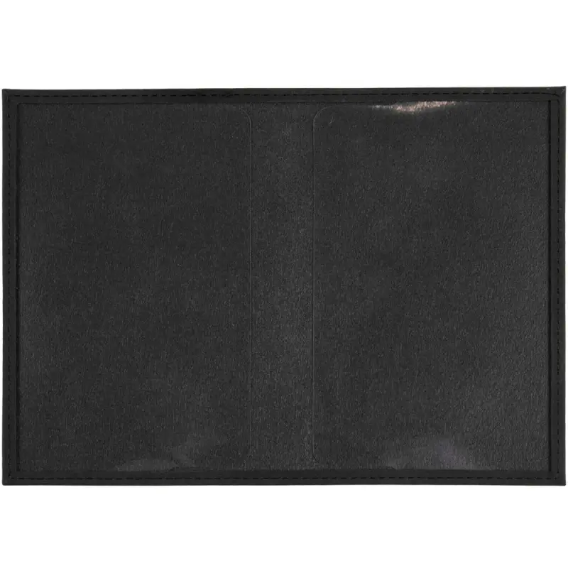 Обложка для паспорта Nubuk, черная Обложка для паспорта Nubuk, черная